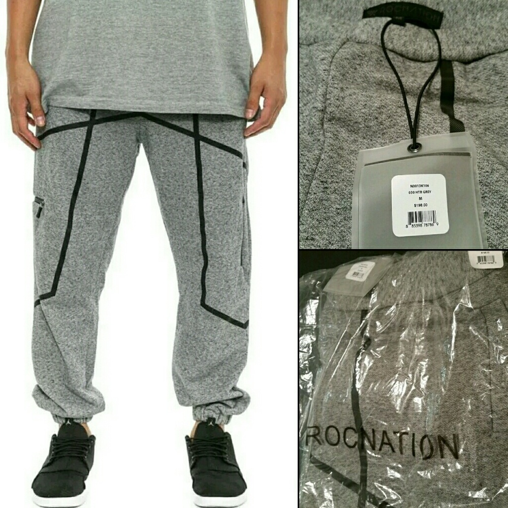 NWT Rare PAPER PLANES Roc Nation Travel Sweats CELEBRITY SWAG NBA NFL Final Four